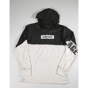 Brooklyn Laundry Savage Hoodie Long Sleeve Color Block Top M 10/12